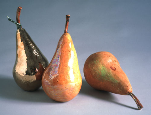 Bosc pear series sculptures
